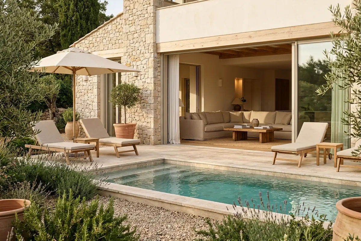 Extérieur d'une villa en gestion locative à Angoulême