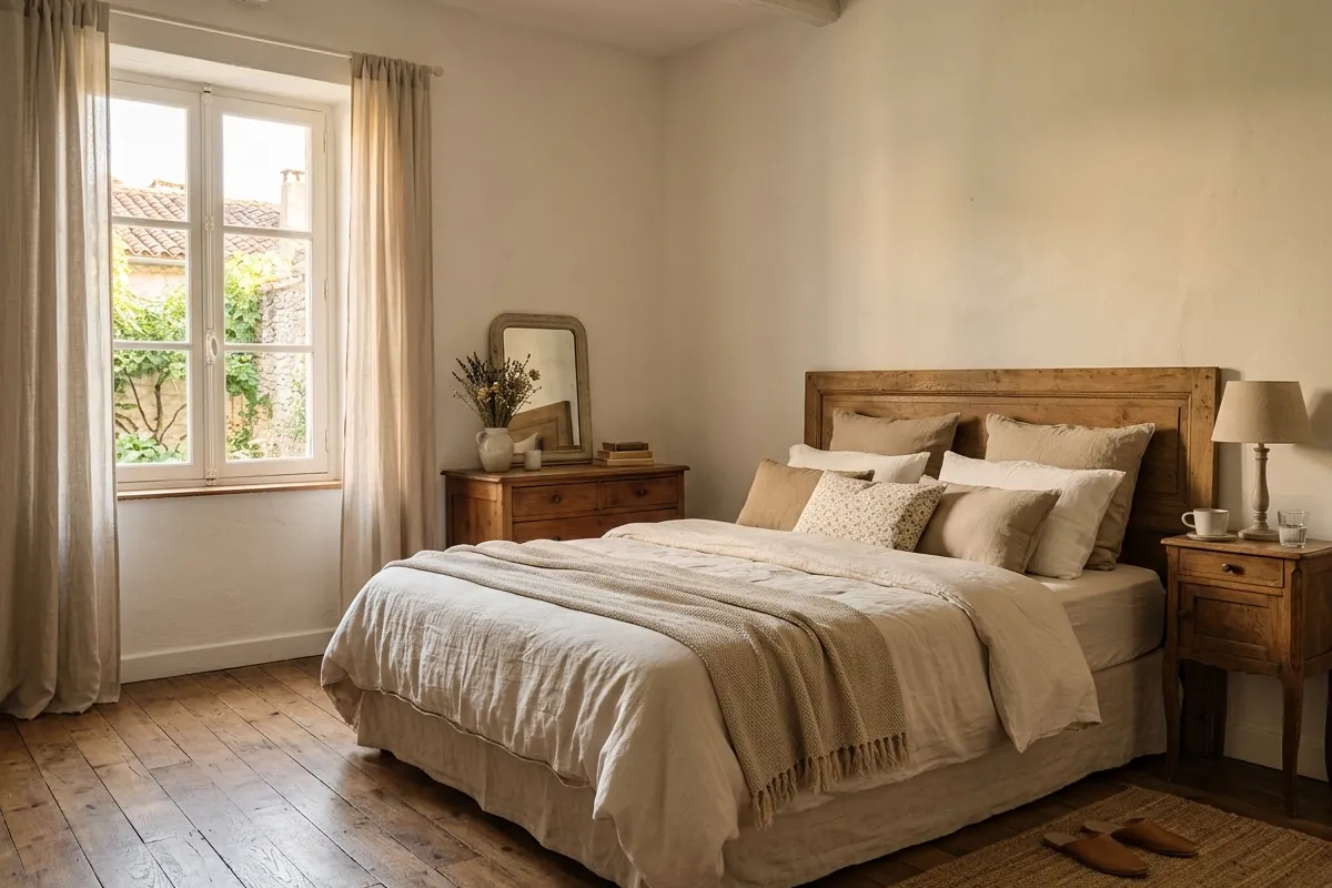 Chambre préparée avant l'arrivée des voyageurs à Coulounieix-Chamiers Chambre préparée avant l'arrivée des voyageurs à Coulounieix-Chamiers