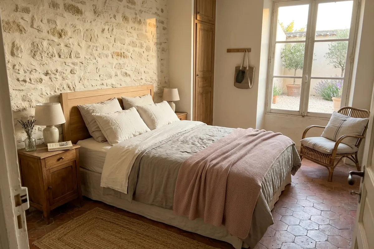 Chambre d'un logement géré par notre conciergerie à Saint-Maur Chambre d'un logement géré par notre conciergerie à Saint-Maur